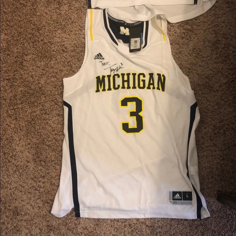 trey burke signed michigan jersey